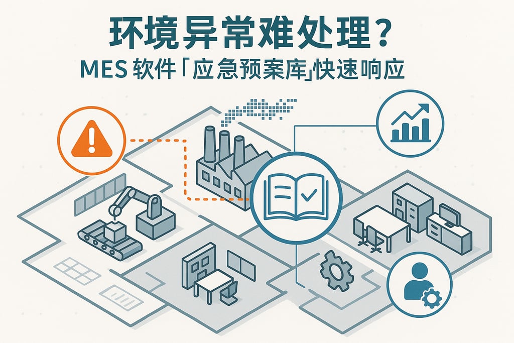 环境异常难处理？MES 软件「应急预案库」快速响应